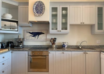Fully equipped kitchen. Holiday accommodation in Kalk Bay. The Kalk Bay Portfolio - holiday apartments and cottage accommodation.