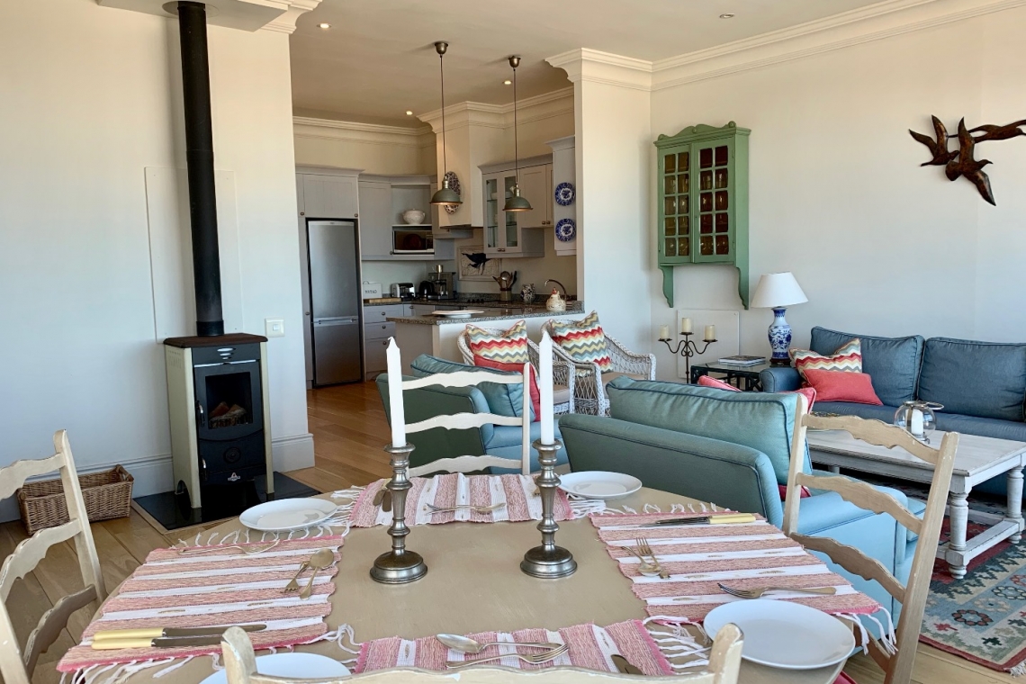Living area - Holiday accommodation in Kalk Bay.